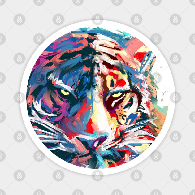 Tiger Magnet by mailsoncello